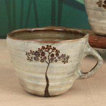 Load image into Gallery viewer, Buncheong Brown Tree Ceramic Mug
