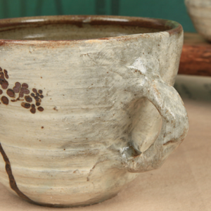 Buncheong Brown Tree Ceramic Mug