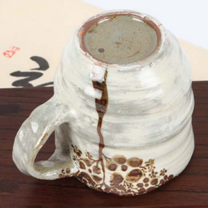 Buncheong Large Brown Tree Ceramic Mug