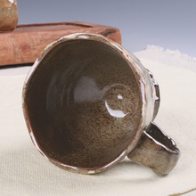 Load image into Gallery viewer, Buncheong Casting Dark Leaf Mug