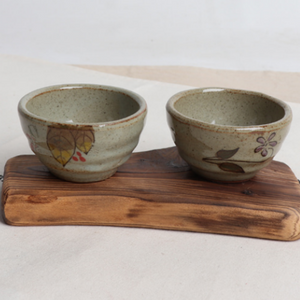 Buncheong Hwamun Oinzan Cup Set