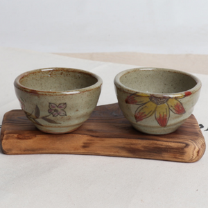 Buncheong Hwamun Oinzan Cup Set