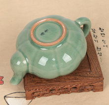 Load image into Gallery viewer, Celadon Pumpkin Tea Set