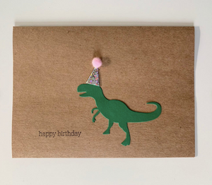 Happy Birthday T-Rex Card