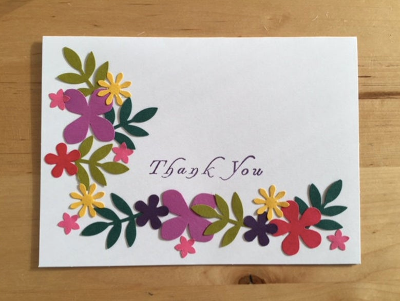 Floral Thank You Card