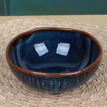 Load image into Gallery viewer, Small Deep Blue Ceramic Bowl