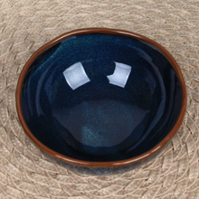 Load image into Gallery viewer, Small Deep Blue Ceramic Bowl