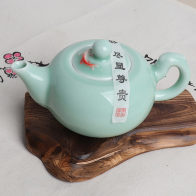Koi Fish -Tea Pot