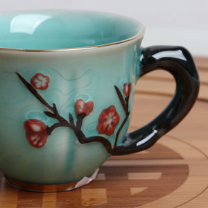 Luxury Plum Handle Mini Cup