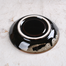 Load image into Gallery viewer, Speckled Cheonmok Tea Cup with Saucer