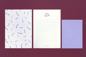 Lavender Letter Set