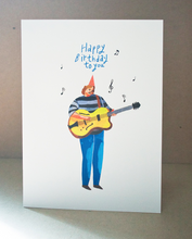 Load image into Gallery viewer, Guitar Play Birthday - Card