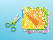 Load image into Gallery viewer, Paper - Origami: Assorted Flower Patterned Paper (20 Sheets)