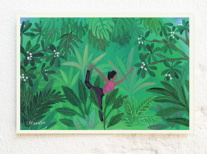 Postcard - Forest Yoga