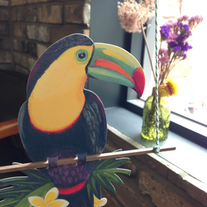 Paper Bird Mobile - Toucan