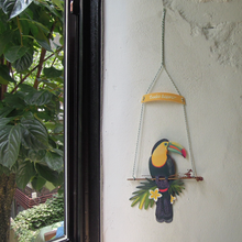 Load image into Gallery viewer, Paper Bird Mobile - Toucan