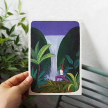 Load image into Gallery viewer, Large Postcard - Blue Heart