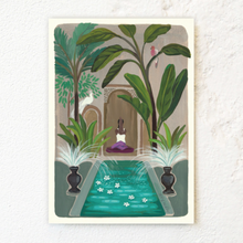 Load image into Gallery viewer, Large Postcard - Quiet Mind