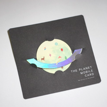 Load image into Gallery viewer, The Planet - Paper Mobile Card