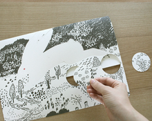 Load image into Gallery viewer, Rabbit in Hidden Forest - Paper Mobile
