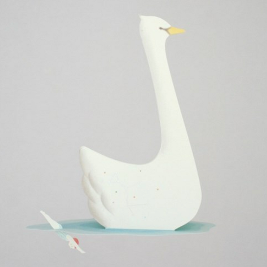 Girl & Swan - Paper Mobile