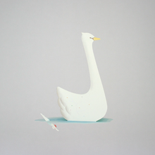 Load image into Gallery viewer, Girl &amp; Swan - Paper Mobile