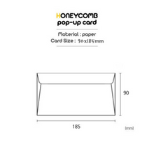 Load image into Gallery viewer, Honeycomb Money Envelope 3D Card - Bamboo Panda