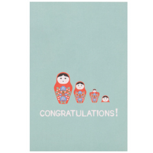 Load image into Gallery viewer, Honeycomb 3D Card - Congrats Matryoshka