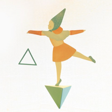 Load image into Gallery viewer, Girl &amp; Triangle - Paper Mobile
