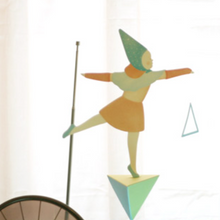 Load image into Gallery viewer, Girl &amp; Triangle - Paper Mobile