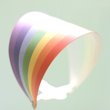 Load image into Gallery viewer, Riding the Rainbow - Paper Mobile Card