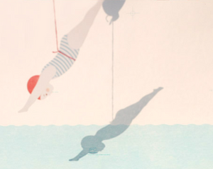 Diving Time - Paper Mobile Card