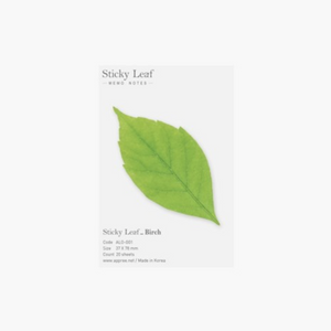 Sticky Leaf - Memo Notes - Birch (Small)