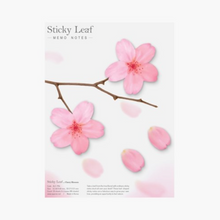 Load image into Gallery viewer, Sticky Leaf - Memo Notes - Cherry Blossom (Large)