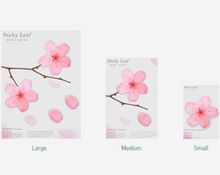 Load image into Gallery viewer, Sticky Leaf - Memo Notes - Cherry Blossom (Large)