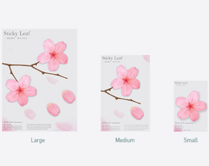 Sticky Leaf - Memo Notes - Cherry Blossom (Medium)