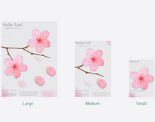 Load image into Gallery viewer, Sticky Leaf - Memo Notes - Cherry Blossom (Small)