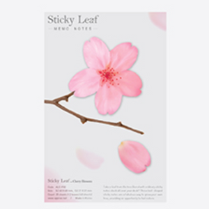 Sticky Leaf - Memo Notes - Cherry Blossom (Medium)