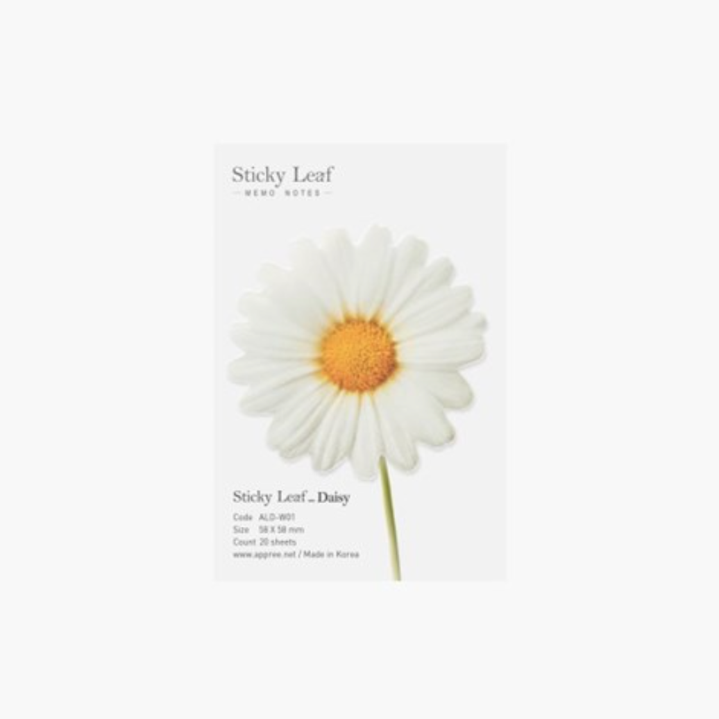 Sticky Leaf - Memo Notes - Daisy (Small)