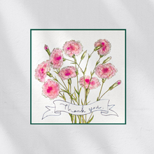 Load image into Gallery viewer, Thank You Card - Petit Carnation