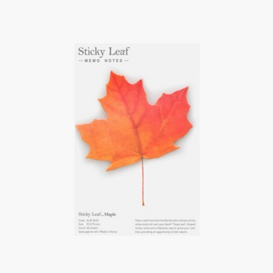 Sticky Leaf - Memo Notes - Maple (Medium)