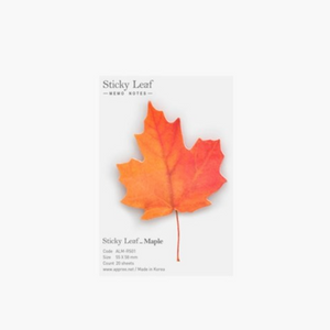 Sticky Leaf - Memo Notes - Maple (Small)