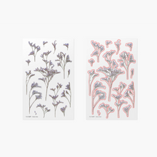 Load image into Gallery viewer, Pressed Flower Sticker - Misty Blue