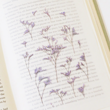 Load image into Gallery viewer, Pressed Flower Sticker - Misty Blue