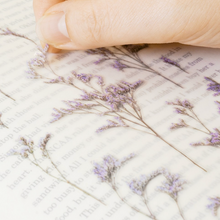 Load image into Gallery viewer, Pressed Flower Sticker - Misty Blue