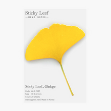 Load image into Gallery viewer, Sticky Leaf - Memo Notes - Ginkgo (Small)