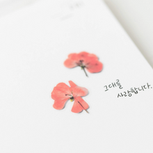 Load image into Gallery viewer, Pressed Flower Sticker - Geranium