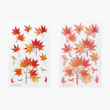 Load image into Gallery viewer, Pressed Flower Sticker - Palmate Maple