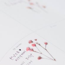 Load image into Gallery viewer, Pressed Flower Sticker - Gypsophila