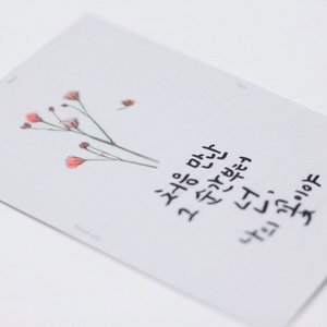 Pressed Flower Sticker - Gypsophila